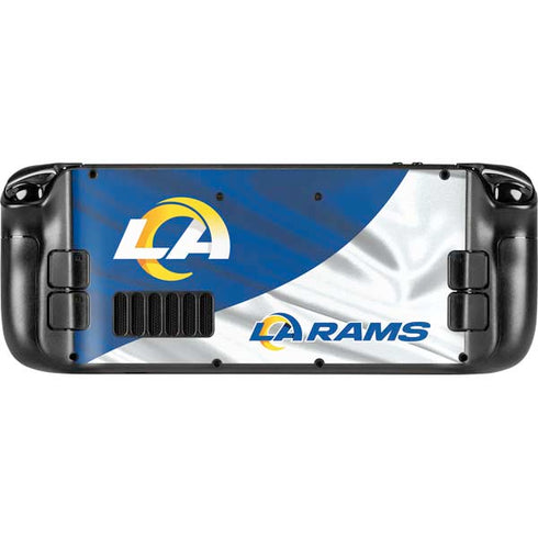NFL Los Angeles Rams Steam Deck Handheld Gaming Computer Skin